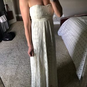 Lulu’s crochet/lace maxi dress